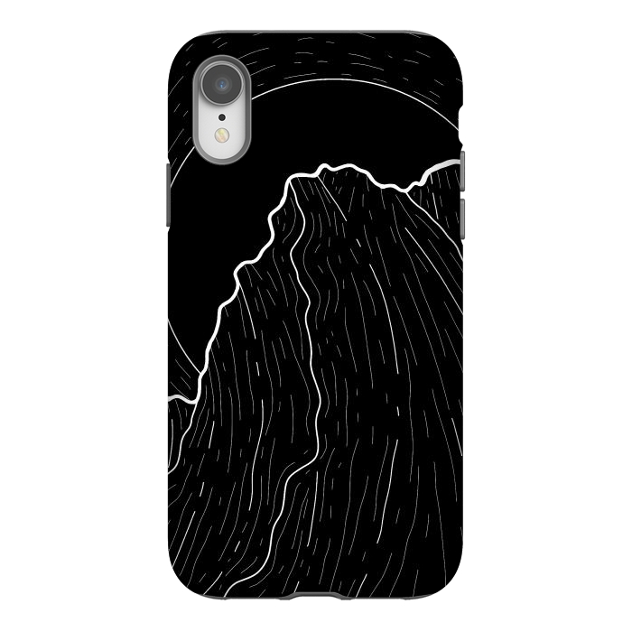 iPhone Xr StrongFit A dark mountain wave by Steve Wade (Swade)