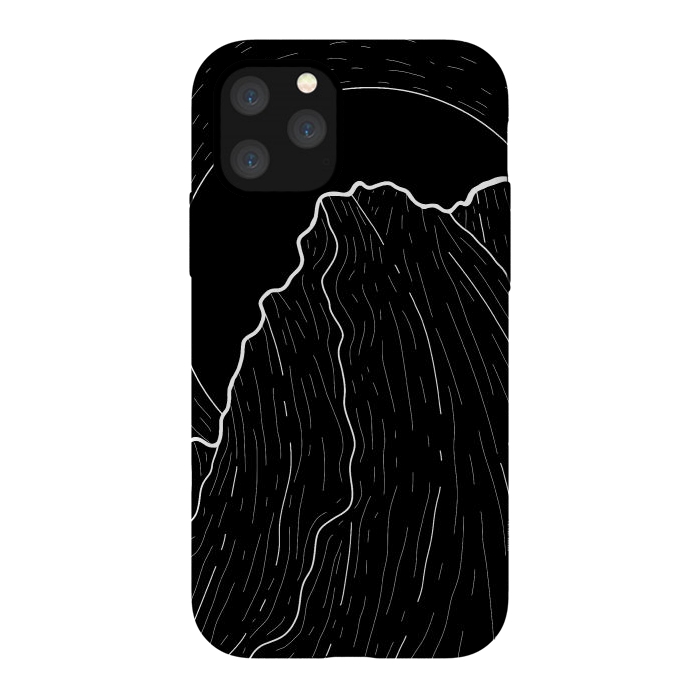 iPhone 11 Pro StrongFit A dark mountain wave by Steve Wade (Swade)