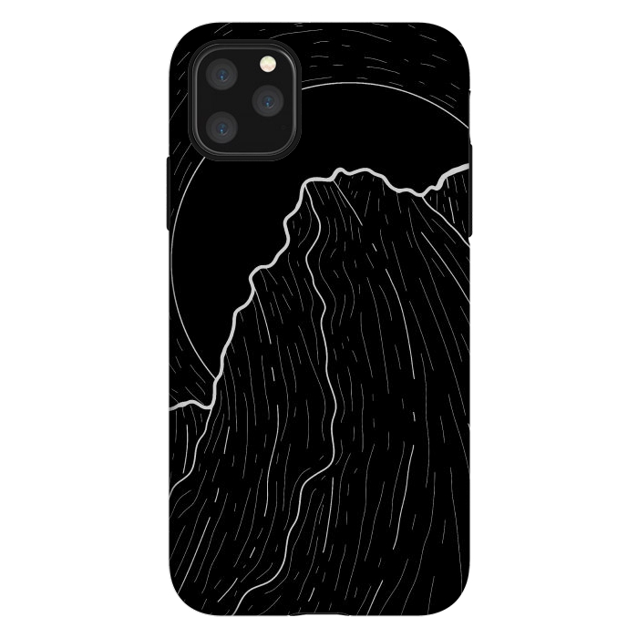 iPhone 11 Pro Max StrongFit A dark mountain wave by Steve Wade (Swade)
