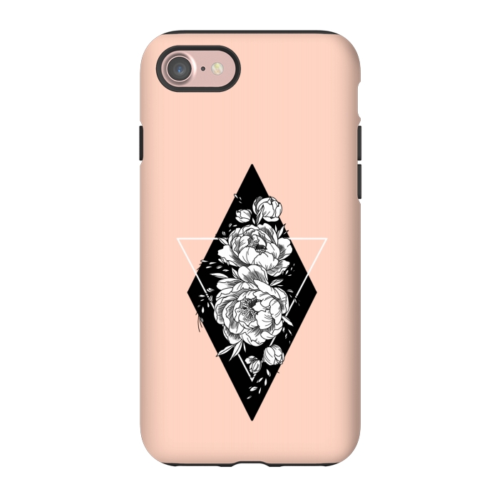 iPhone 7 StrongFit Floral diamond by Jms