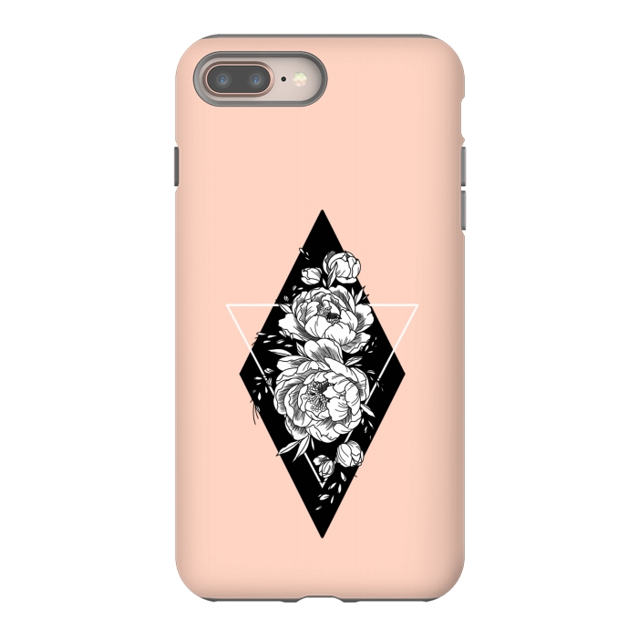 iPhone 7 plus StrongFit Floral diamond by Jms
