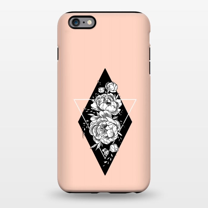 iPhone 6/6s plus StrongFit Floral diamond by Jms