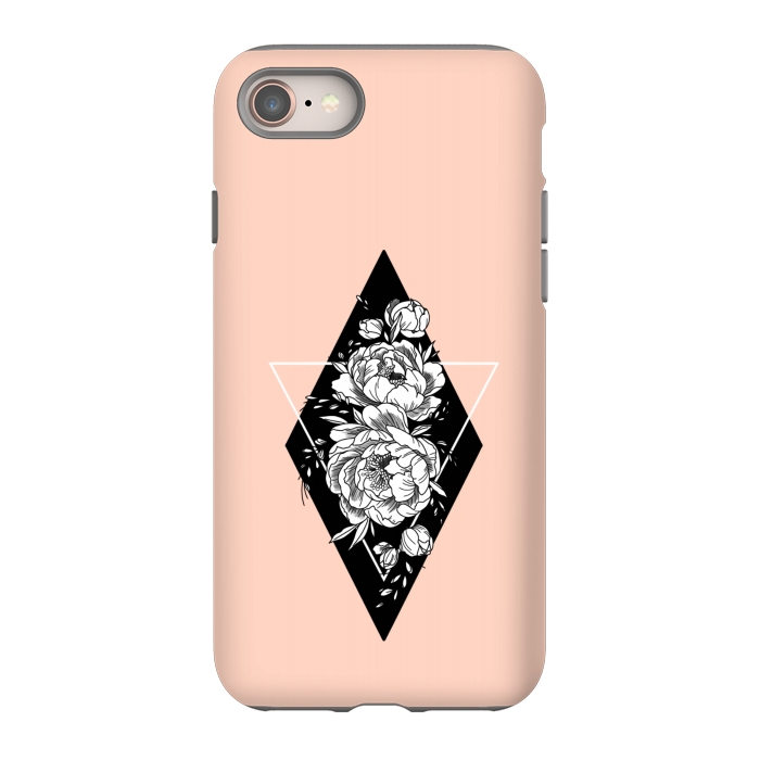 iPhone 8 StrongFit Floral diamond by Jms