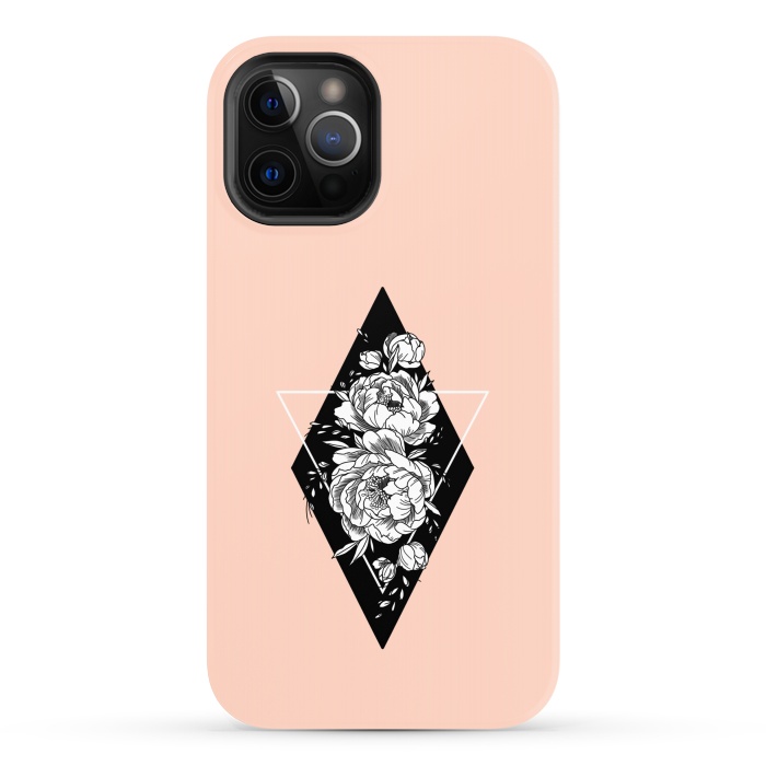 iPhone 12 Pro Max StrongFit Floral diamond by Jms