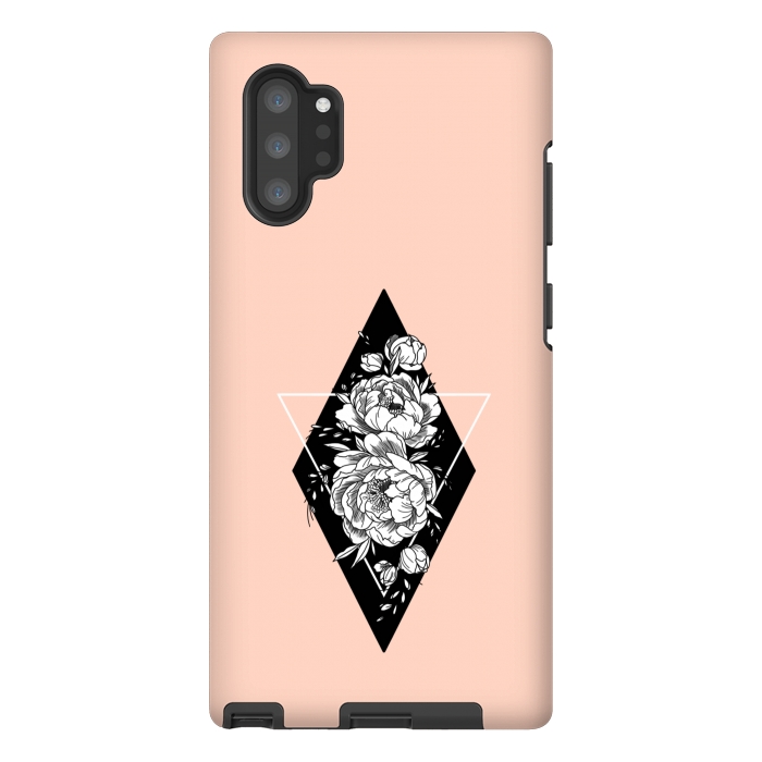 Galaxy Note 10 plus StrongFit Floral diamond by Jms
