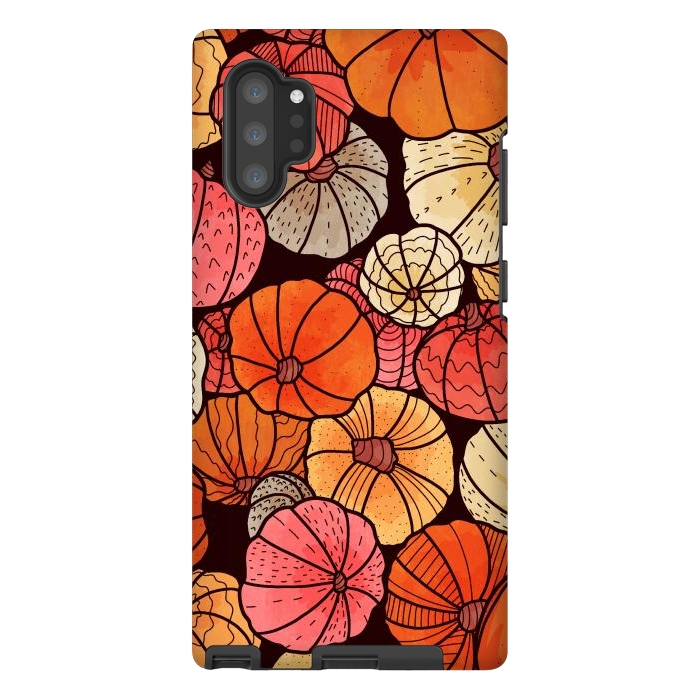 Galaxy Note 10 plus StrongFit A field of pumpkins by Steve Wade (Swade)