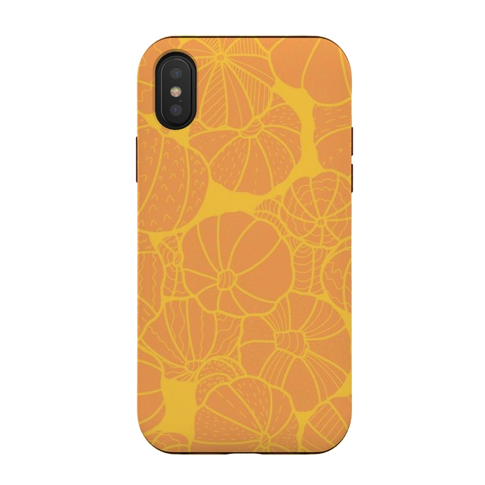 iPhone Xs / X StrongFit Yellow pumpkins by Steve Wade (Swade)