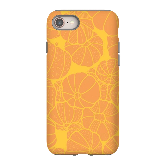 iPhone 8 StrongFit Yellow pumpkins by Steve Wade (Swade)