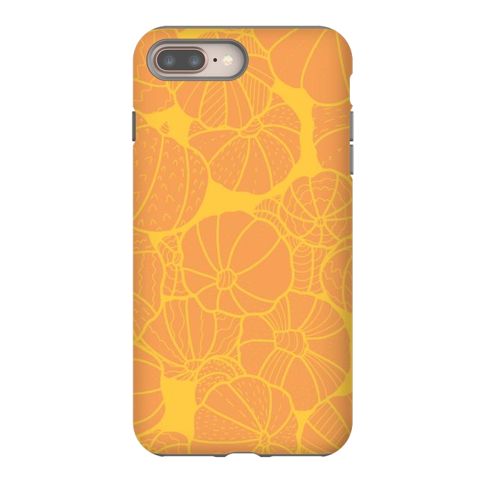 iPhone 8 plus StrongFit Yellow pumpkins by Steve Wade (Swade)