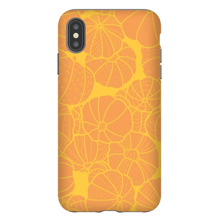 iPhone Xs Max StrongFit Yellow pumpkins by Steve Wade (Swade)