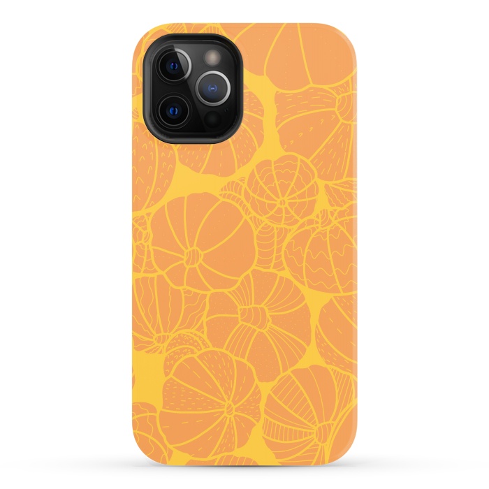 iPhone 12 Pro Max StrongFit Yellow pumpkins by Steve Wade (Swade)