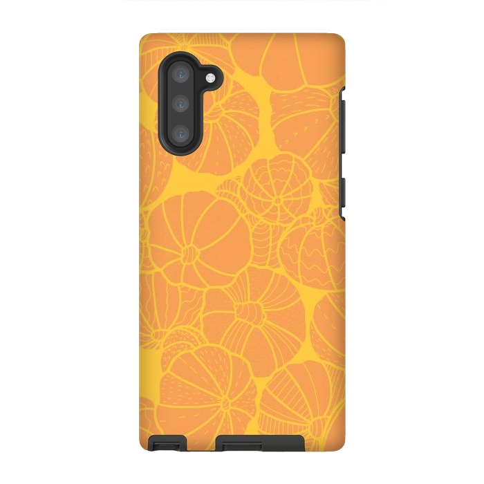Galaxy Note 10 StrongFit Yellow pumpkins by Steve Wade (Swade)
