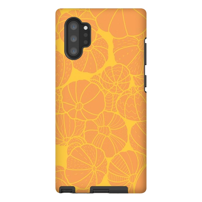 Galaxy Note 10 plus StrongFit Yellow pumpkins by Steve Wade (Swade)