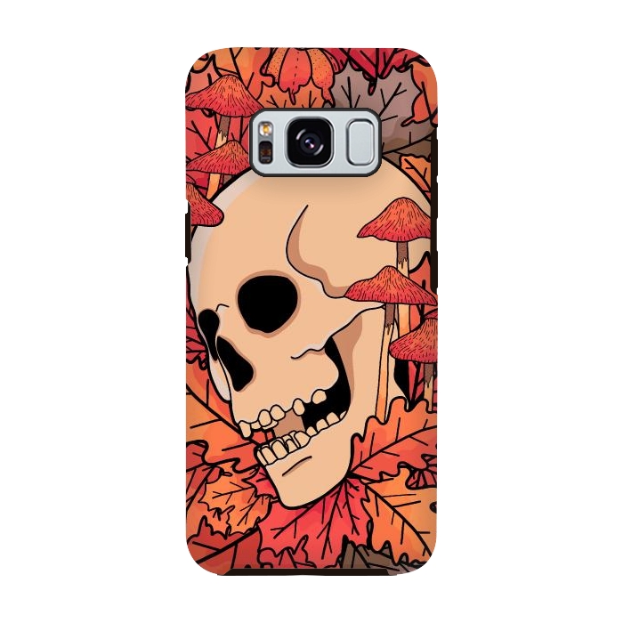 Galaxy S8 StrongFit The skull of autumn by Steve Wade (Swade)
