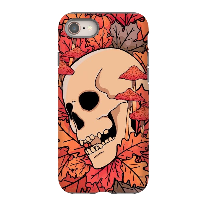 iPhone 8 StrongFit The skull of autumn by Steve Wade (Swade)