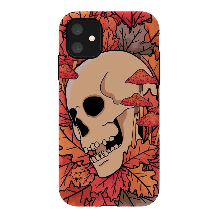iPhone 11 StrongFit The skull of autumn by Steve Wade (Swade)