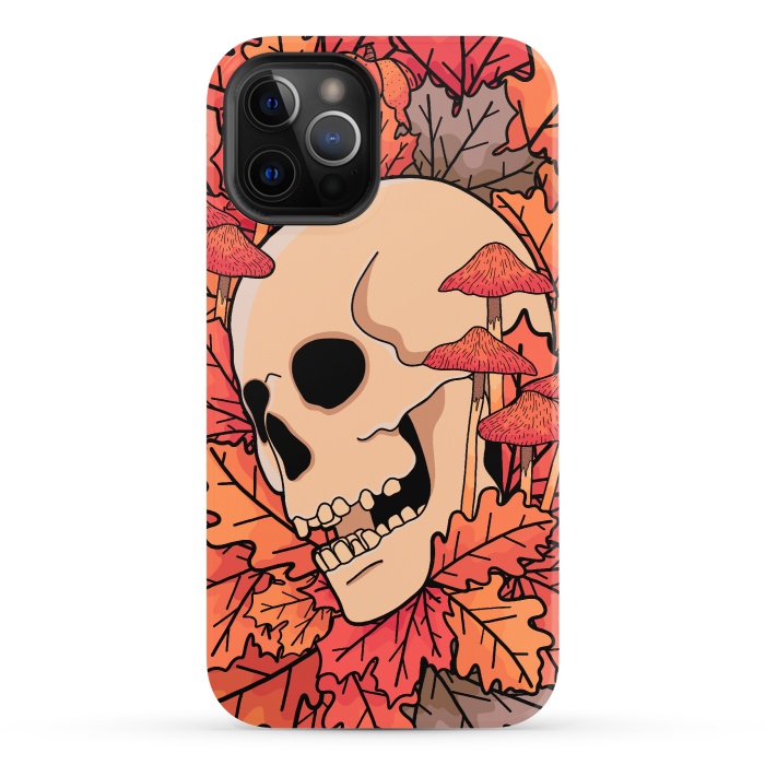 iPhone 12 Pro StrongFit The skull of autumn by Steve Wade (Swade)