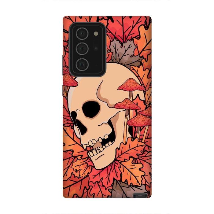 Galaxy Note 20 Ultra StrongFit The skull of autumn by Steve Wade (Swade)