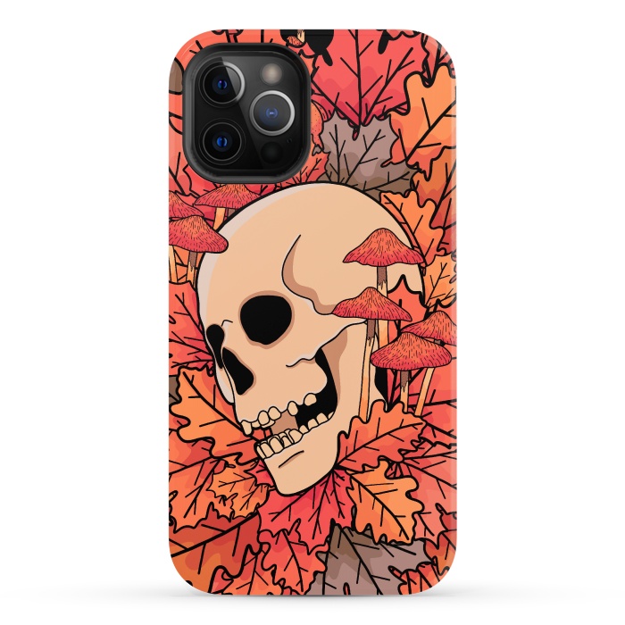 iPhone 12 Pro Max StrongFit The skull of autumn by Steve Wade (Swade)