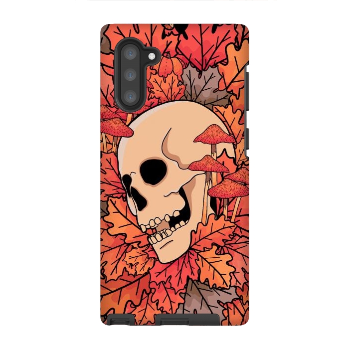 Galaxy Note 10 StrongFit The skull of autumn by Steve Wade (Swade)