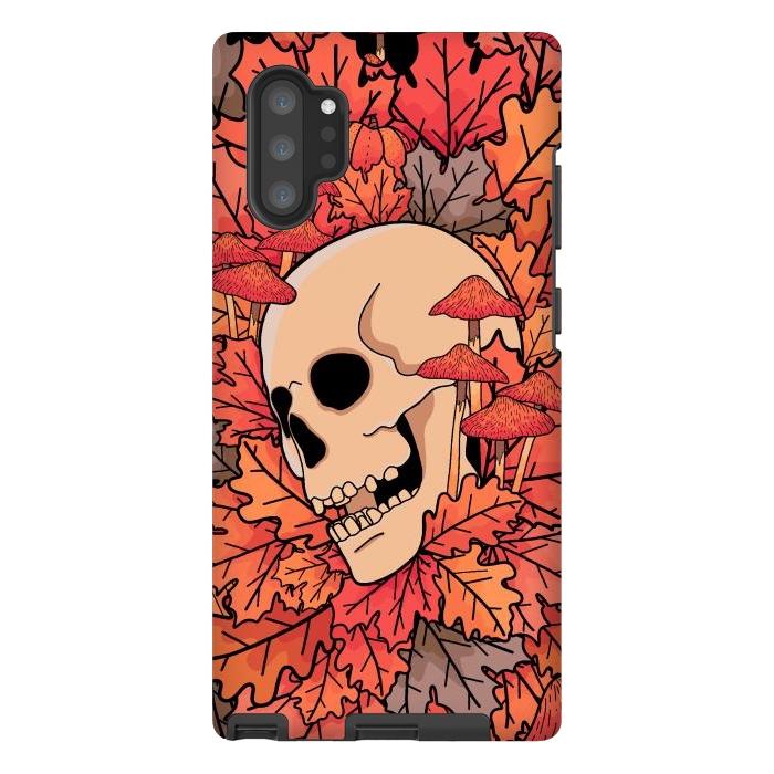 Galaxy Note 10 plus StrongFit The skull of autumn by Steve Wade (Swade)