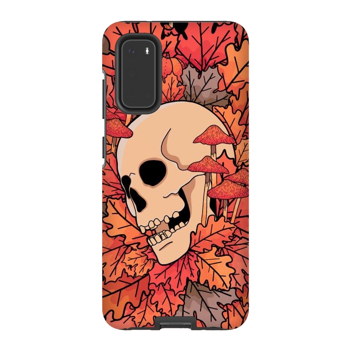 Galaxy S20 StrongFit The skull of autumn by Steve Wade (Swade)
