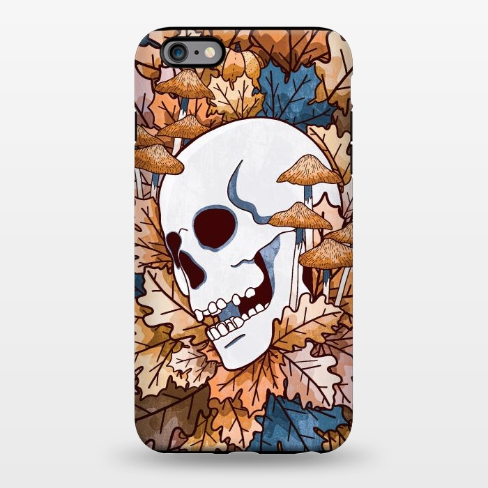 iPhone 6/6s plus StrongFit The autumnal skull and mushrooms by Steve Wade (Swade)