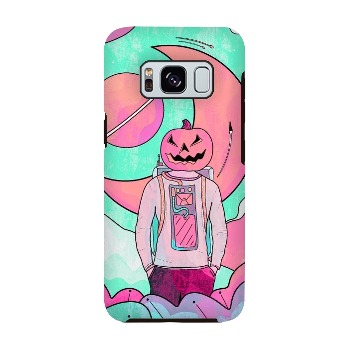 Galaxy S8 StrongFit A Halloween world by Steve Wade (Swade)