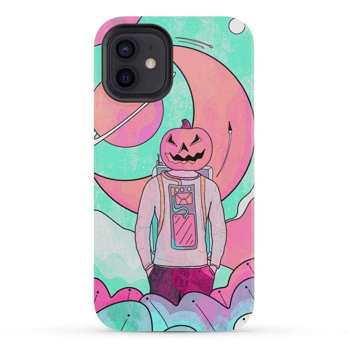 iPhone 12 mini StrongFit A Halloween world by Steve Wade (Swade)