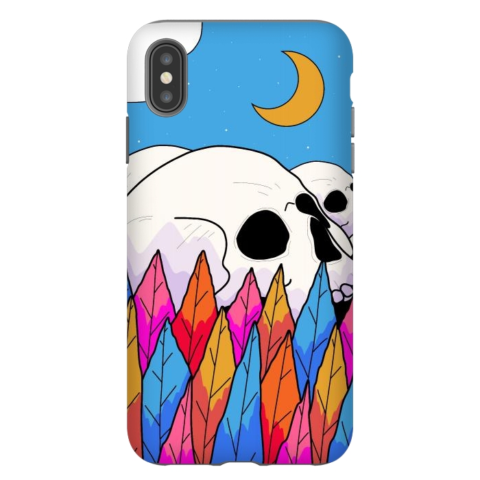 iPhone Xs Max StrongFit Skulls behind a forest by Steve Wade (Swade)