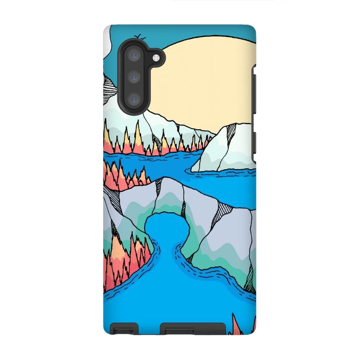 Galaxy Note 10 StrongFit The rock island bridge  by Steve Wade (Swade)