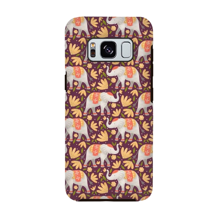 Galaxy S8 StrongFit Majestic Elephants by Noonday Design