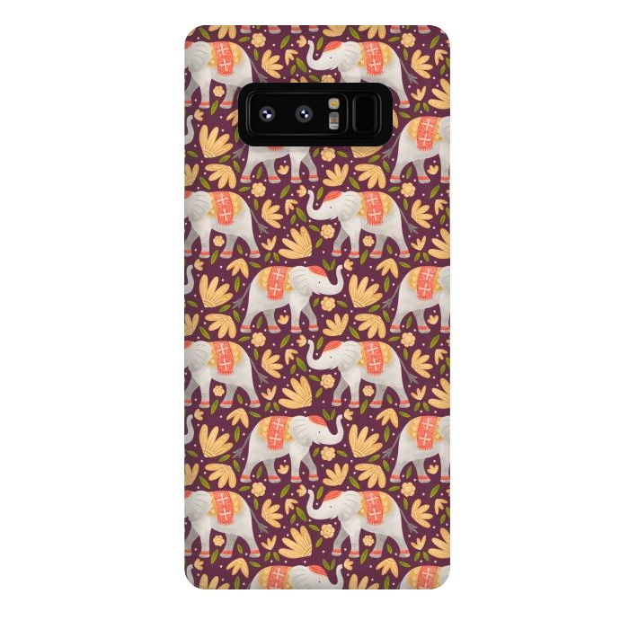 Galaxy Note 8 StrongFit Majestic Elephants by Noonday Design