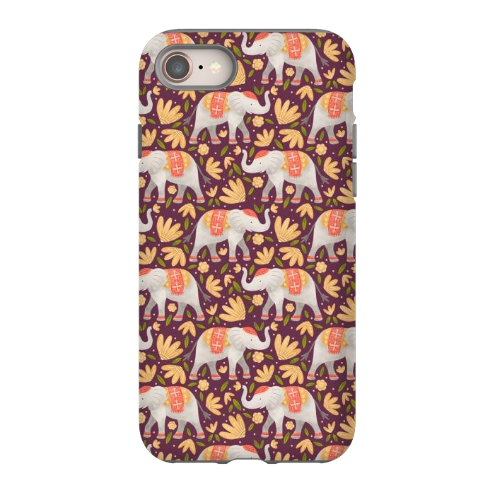 iPhone 8 StrongFit Majestic Elephants by Noonday Design