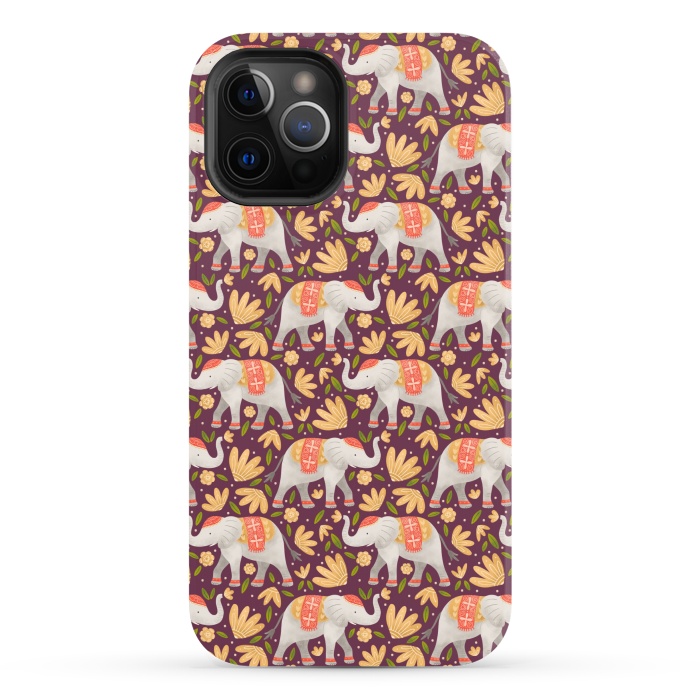iPhone 12 Pro Max StrongFit Majestic Elephants by Noonday Design