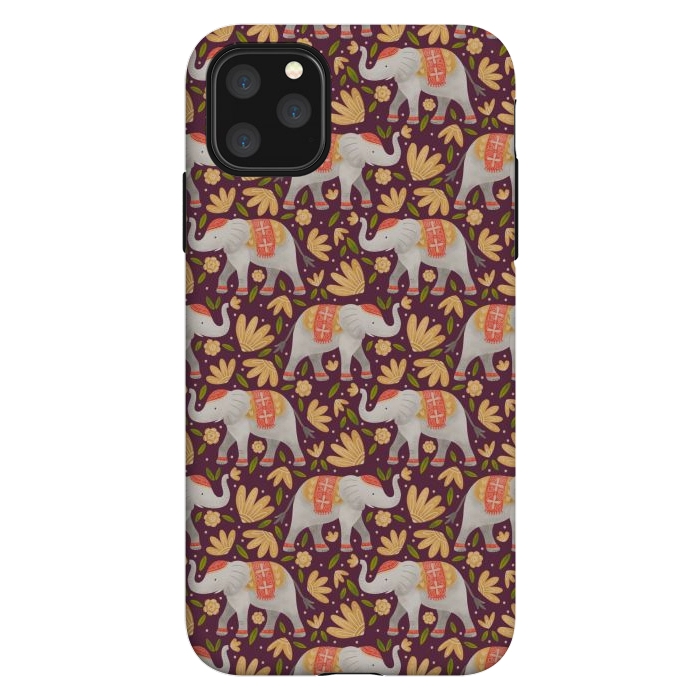 iPhone 11 Pro Max StrongFit Majestic Elephants by Noonday Design