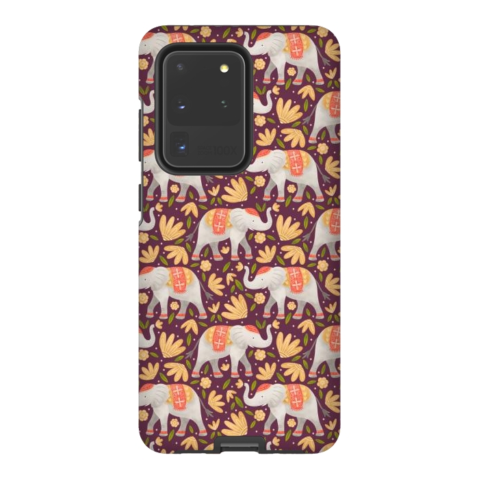 Galaxy S20 Ultra StrongFit Majestic Elephants by Noonday Design