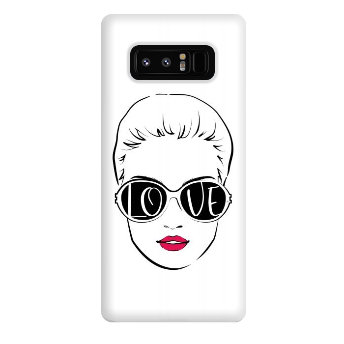 Galaxy Note 8 StrongFit Love Sunglasses by Martina