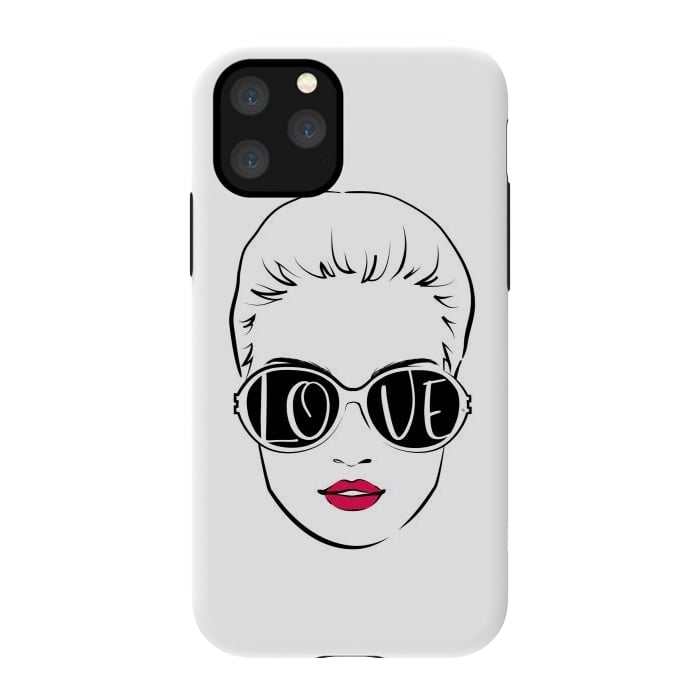 iPhone 11 Pro StrongFit Love Sunglasses by Martina