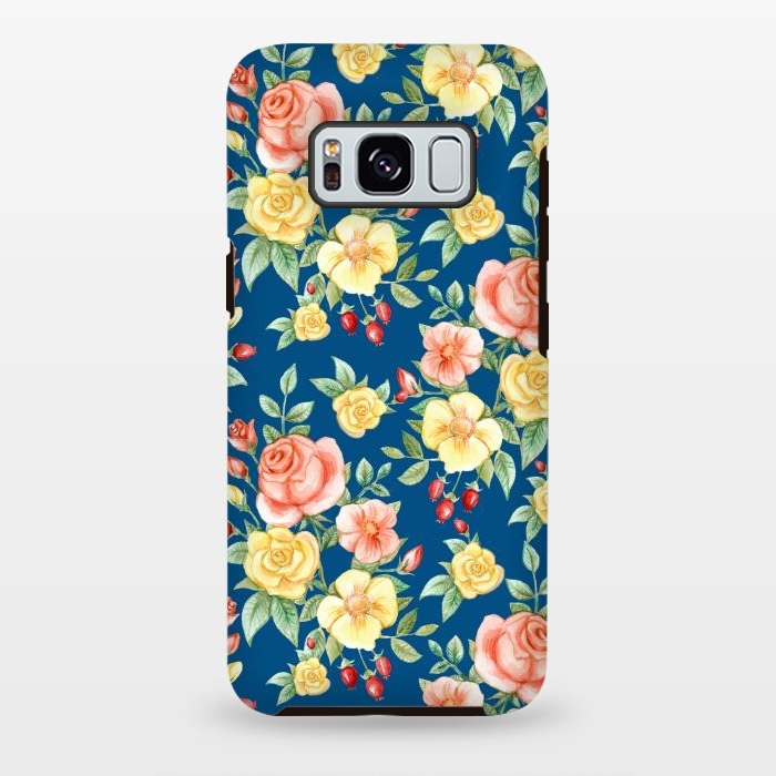 Galaxy S8 plus StrongFit Pink and yellow roses  by Winston