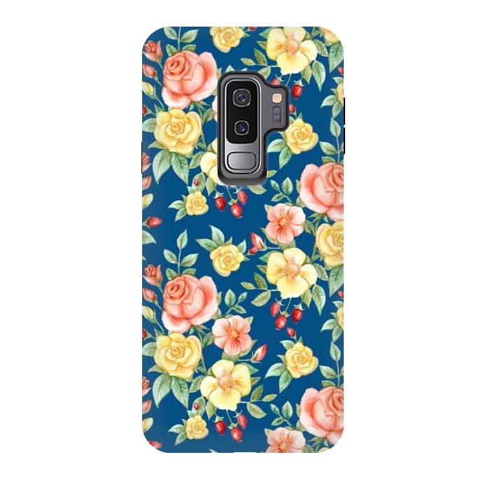 Galaxy S9 plus StrongFit Pink and yellow roses  by Winston