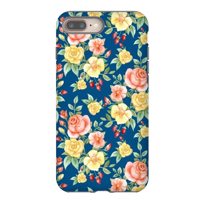 iPhone 8 plus StrongFit Pink and yellow roses  by Winston