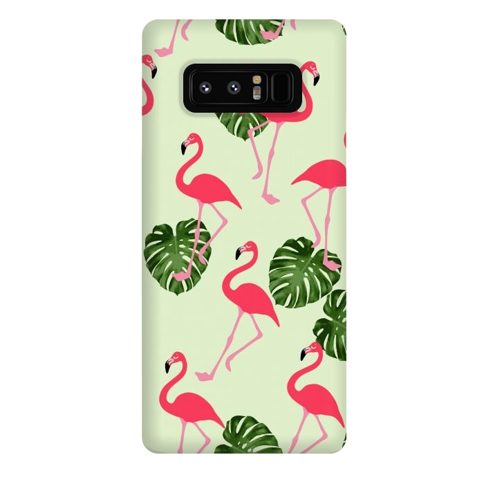 Galaxy Note 8 StrongFit Flamingos  by Winston