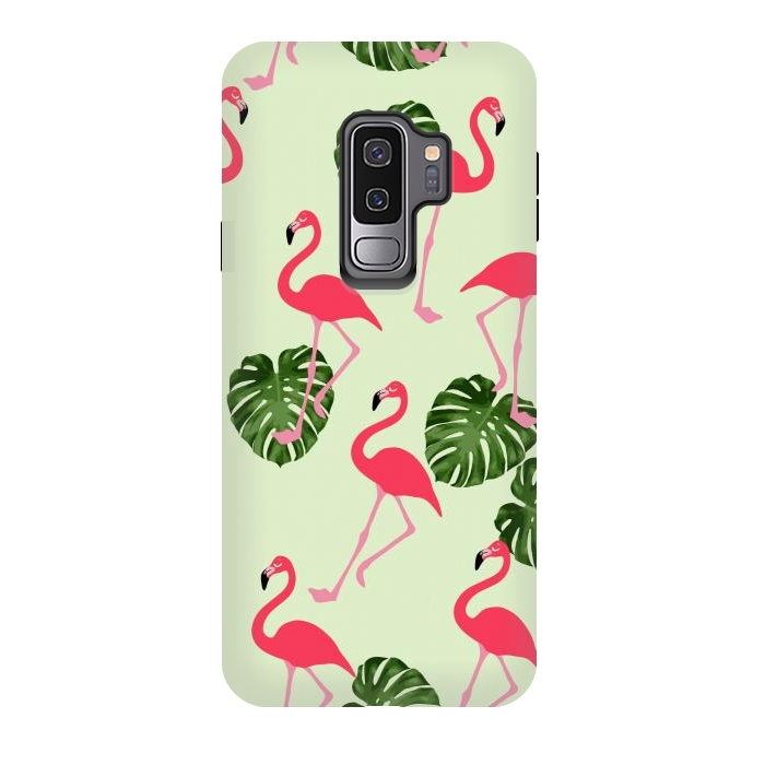 Galaxy S9 plus StrongFit Flamingos  by Winston