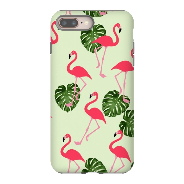 iPhone 8 plus StrongFit Flamingos  by Winston
