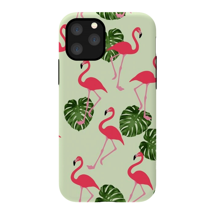 iPhone 11 Pro StrongFit Flamingos  by Winston