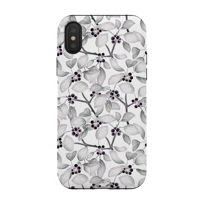 iPhone Xs / X StrongFit Pale flowers  by Winston
