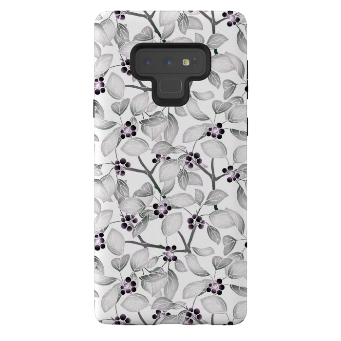 Galaxy Note 9 StrongFit Pale flowers  by Winston