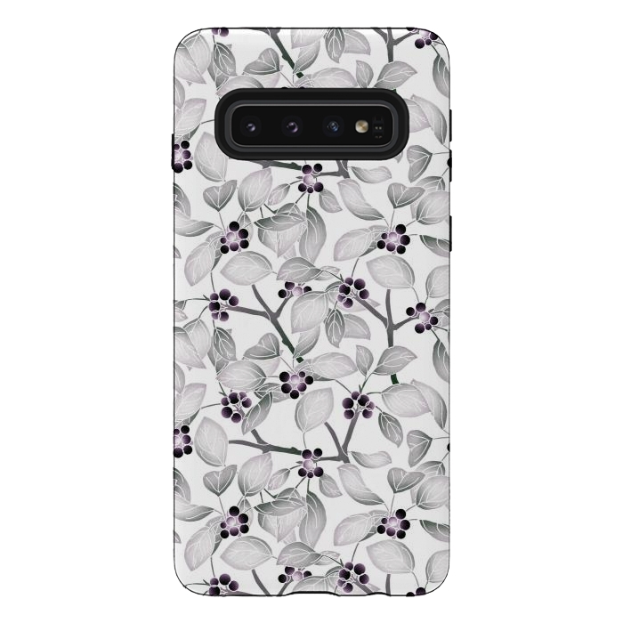 Galaxy S10 StrongFit Pale flowers  by Winston