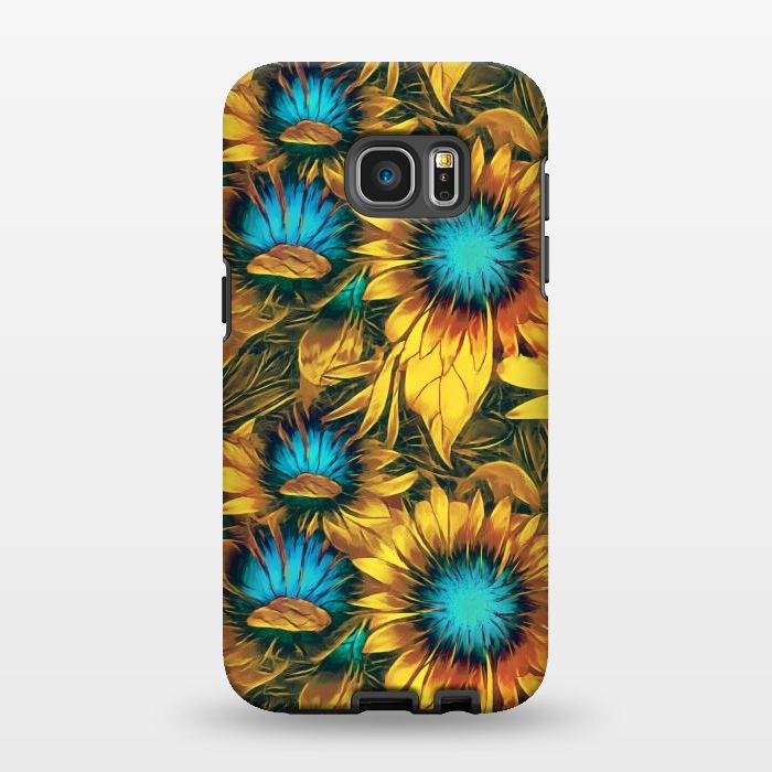 Galaxy S7 EDGE StrongFit Sunflowers  by Winston